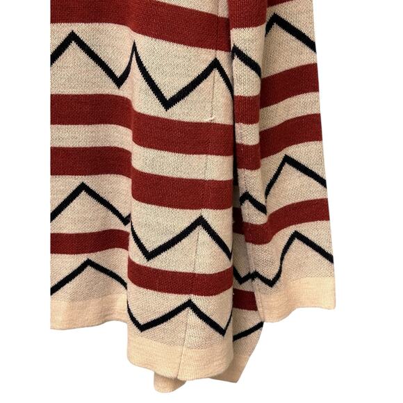 Charlotte Russe Women’s‎ Small Multicolor Open Front Acrylic Cardigan Sweater - Picture 5 of 9